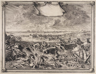 KG 06384
<br/>
Dijkdoorbraak bij Coevorden, 1673
<br/>
<em>Hooghe, Romeyn de (1645-1708)</em>